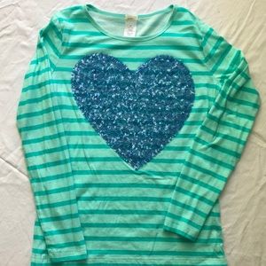 2 Crew cut long sleeve graphic tee